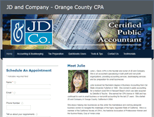 Tablet Screenshot of jdandco.com